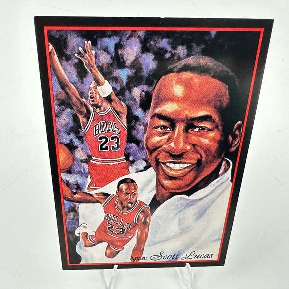 Jordan "Driven From Within" Hardcover w/ "Competitive Images" art card series - Picture 2 of 16
